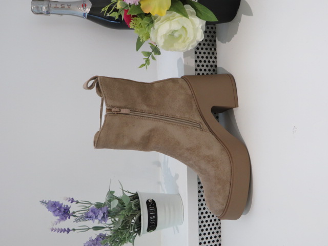Botki Damskie 9527 KHAKI 36-41 1