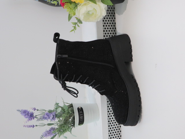 Botki Damskie 8655 BLACK 36-41 OCIEPLANE 1