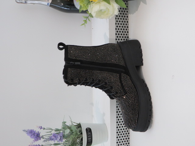 Botki Damskie 8655 GUN 36-41 OCIEPLANE 1