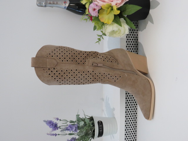 Kozaki Damskie 8689 KHAKI 36-41 1