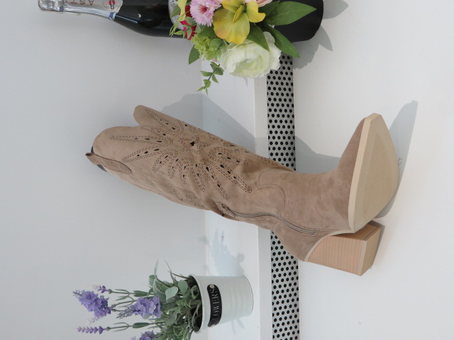 Kozaki Damskie 8676 KHAKI 36-41 2