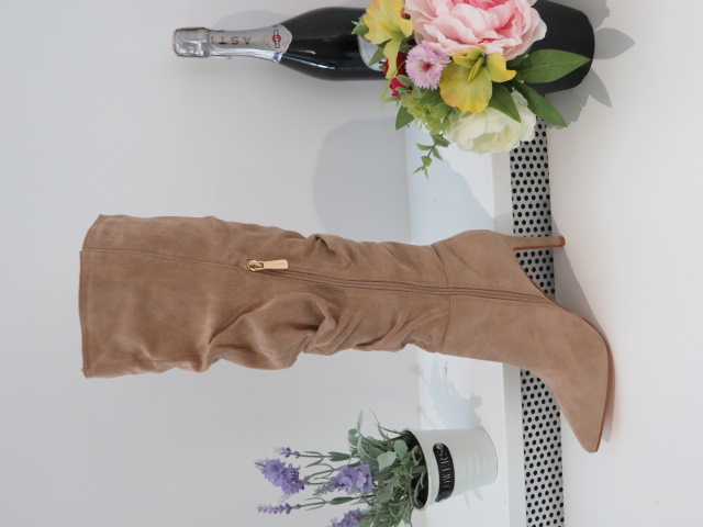 Kozaki Damskie XK889 KHAKI 36-41 1