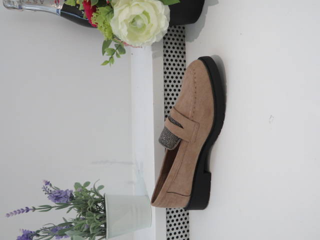 Półbuty Damskie 100-337 KHAKI 36-41 1