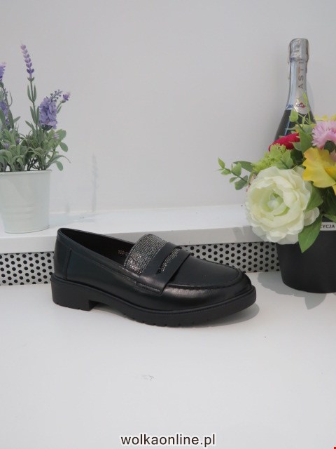 Półbuty Damskie 100-337B BLACK 36-41