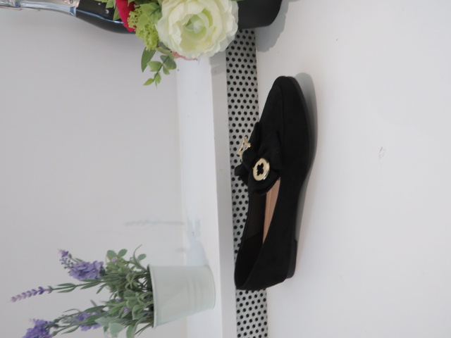 Baleriny Damskie 1639-161 BLACK 36-41 1