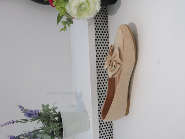 Baleriny Damskie 1639-161 BEIGE 36-41 1