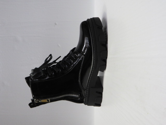 Botki Damskie HBL-11 BLACK/PATEN 36-41 OCIEPLANE