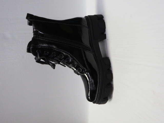 Botki Damskie HBL-11 BLACK/PATEN 36-41 OCIEPLANE 1