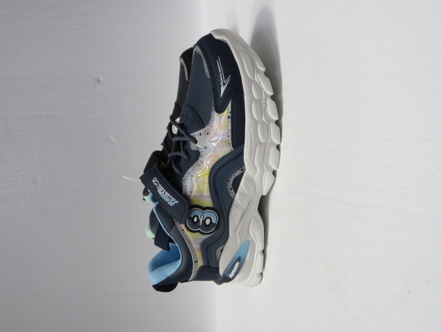 Buty Sportowe Dziecięce AZK-9 BLACK/D.BLUE/GREY 31-36 1