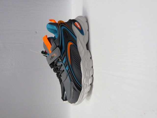 Buty Sportowe Dziecięce AZK-16 BLACK/D.BLUE/GREY 31-36