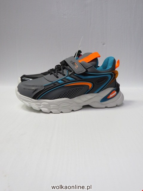 Buty Sportowe Dziecięce AZK-16 BLACK/D.BLUE/GREY 31-36