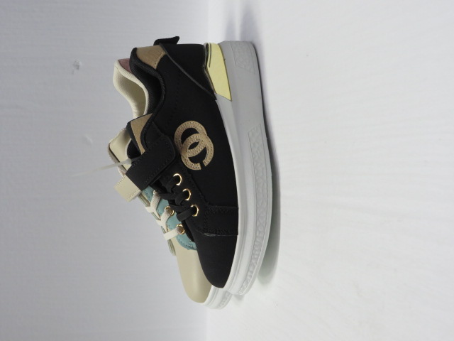 Buty Sportowe Dziecięce AF-23-8 BLACK/WHITE/BEIGE 31-36