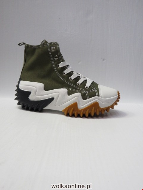 Sportowe Damskie 8835 BLACK/GREEN 36-41