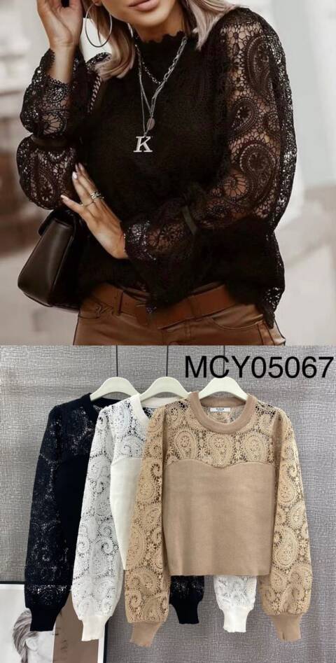 Sweter damskie VCY05067 Mix kolor Standard 1