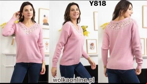 Sweter damskie Y818 Mix kolor Standard