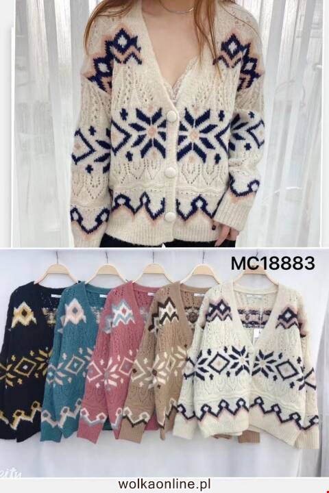 Sweter damskie MC18883 Mix kolor Standard