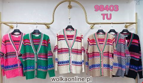 Sweter damskie 98403 Mix kolor Standard