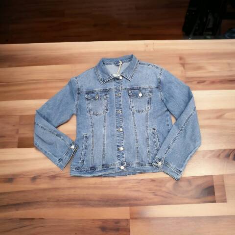 Kurtka jeansow damskie 8268 1 kolor XL-7XL 1