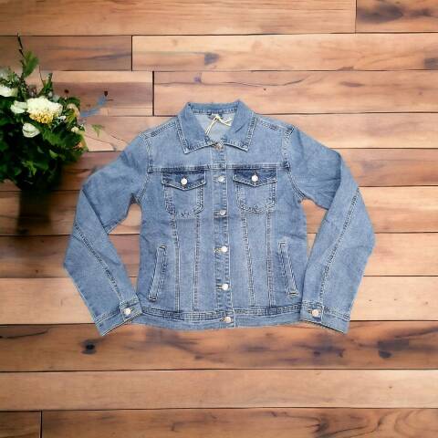 Kurtka jeansow damskie 8270 1 kolor M-5XL 1