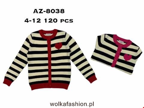 Sweter dziewczęce AZ-8038 Mix kolor 4-12