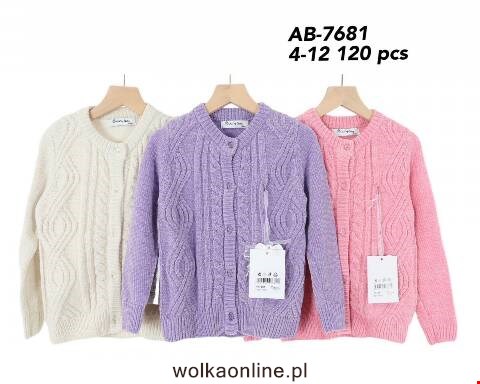 Sweter dziewczęce AZ-7681 Mix kolor 4-12