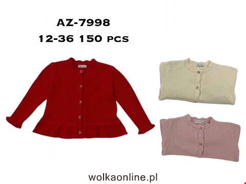 Sweter dziewczęce AZ-7998 Mix kolor 12-36