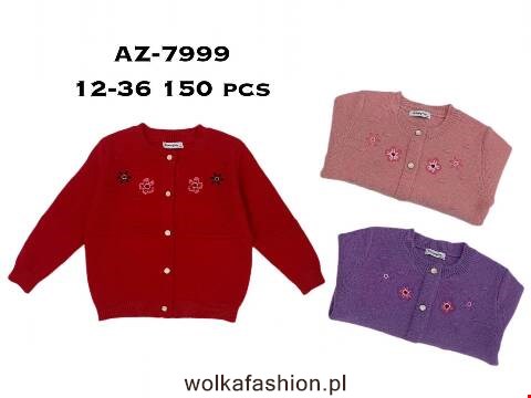 Sweter dziewczęce AZ-7999 Mix kolor 12-36