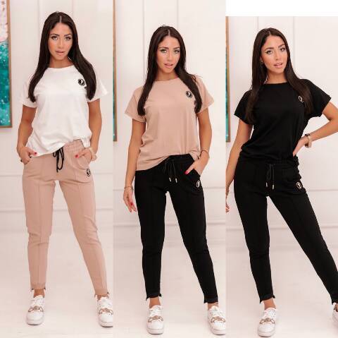 Komplet damskie 9775 1 kolor S-XL (Towar Tureckie)