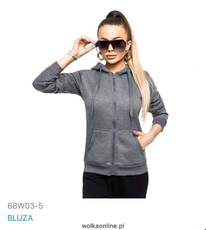 Bluza Damkie 68W03-5 1 kolor  S-XL (TOWAR CHINA)