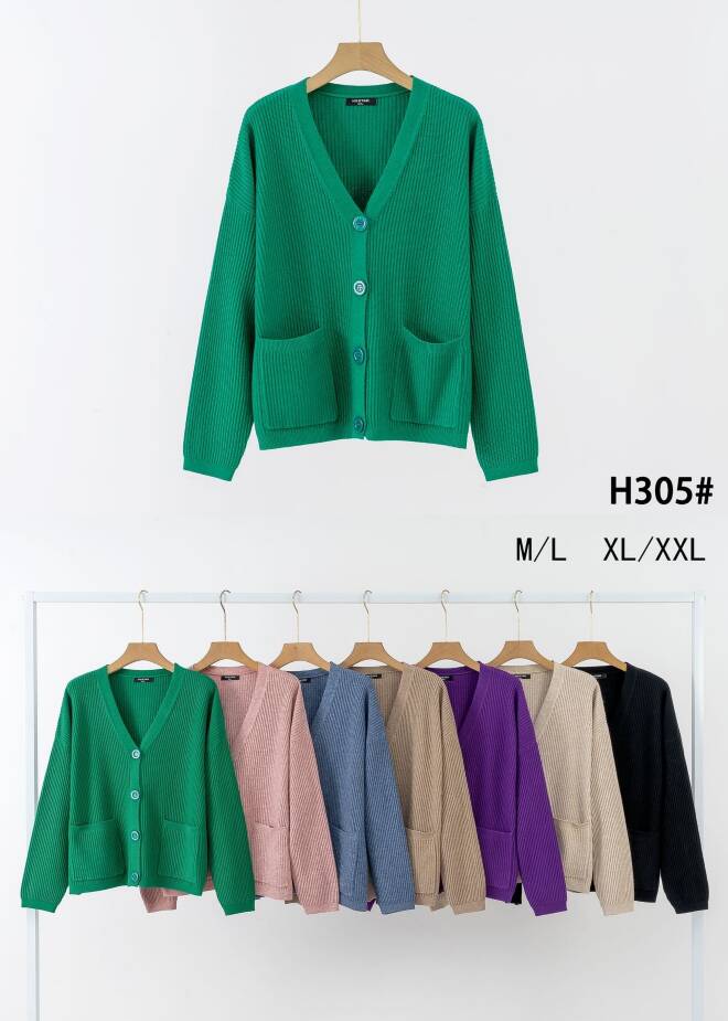 Sweter Damkie H305 Mix KOLOR  M-2XL (TOWAR CHINA) 1