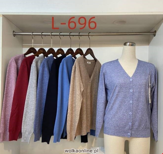 Sweter Damkie L-696 Mix KOLOR  L-3XL (TOWAR CHINA)