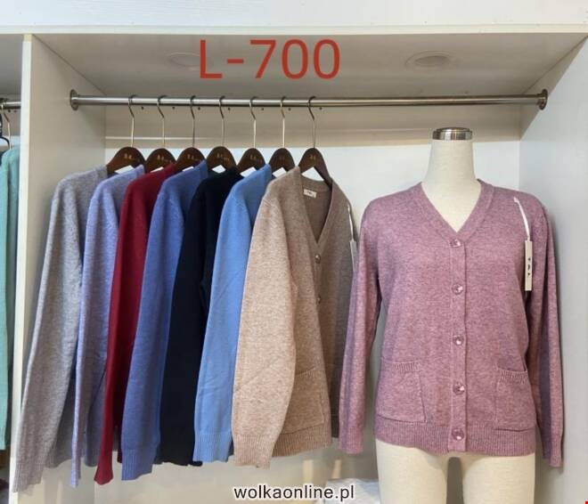 Sweter Damkie L-700 Mix KOLOR  L-3XL (TOWAR CHINA)