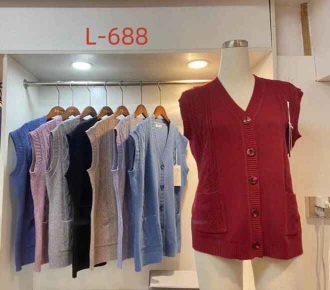 Sweter Damkie L-688 Mix KOLOR  L-3XL (TOWAR CHINA) 1