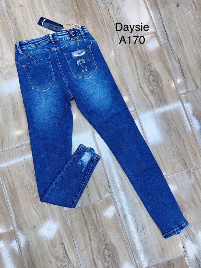 Jeansy damskie A170 1 kolor  34-42 1