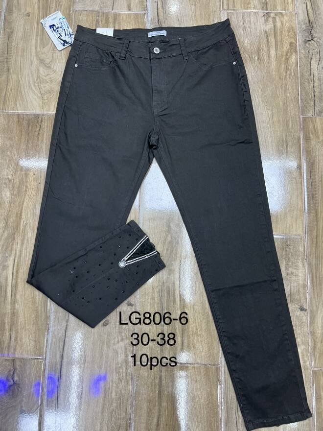 Jeansy damskie LG806-6 1 kolor  30-38 1