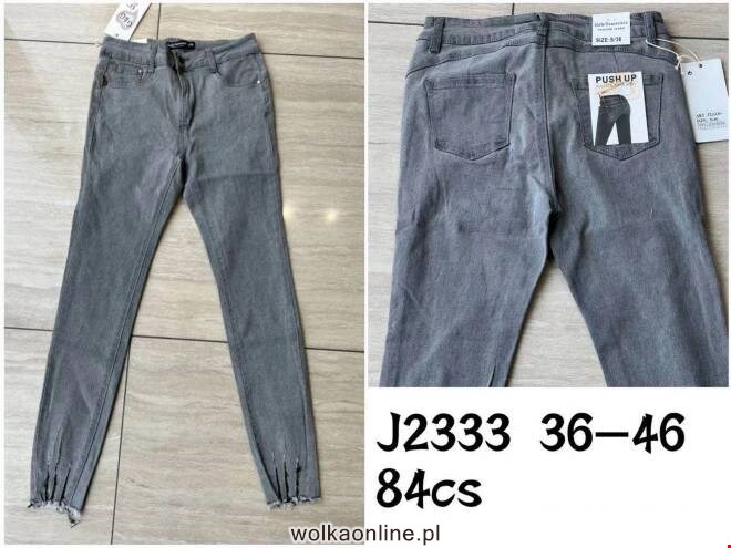 Jeansy damskie J2333 1 kolor  36-46