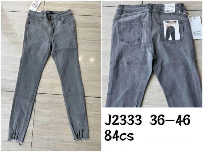 Jeansy damskie J2333 1 kolor  36-46 1