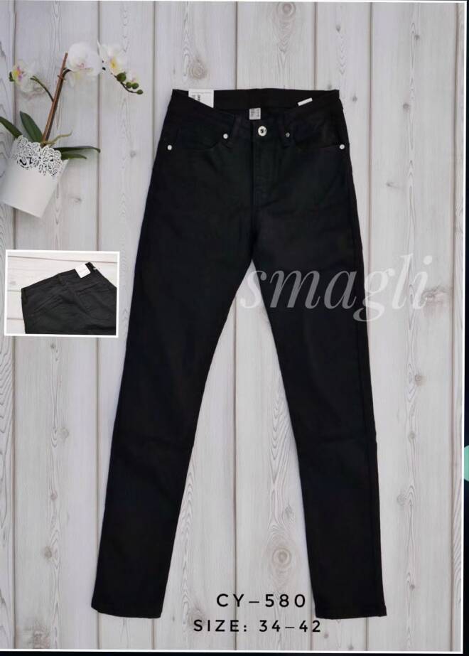 Jeansy damskie CY-580 1 kolor  34-42 1