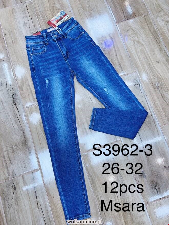 Jeansy damskie S3962-3 1 kolor  26-32