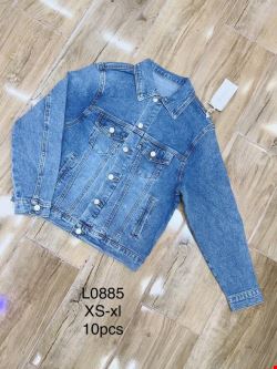 Kurtka jeansowa damskie L0885 1 kolor  XS-XL