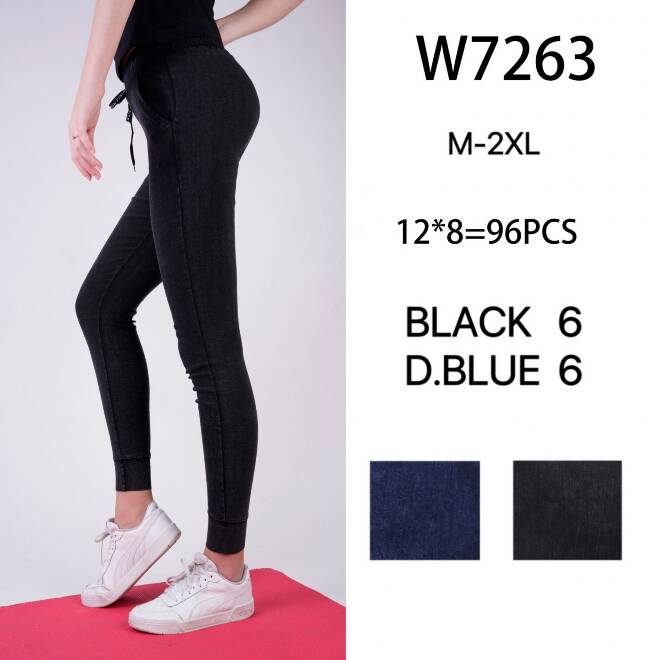 Jeansy damskie W7263 Mix KOLOR  M-2XL (TOWAR CHINA) 1