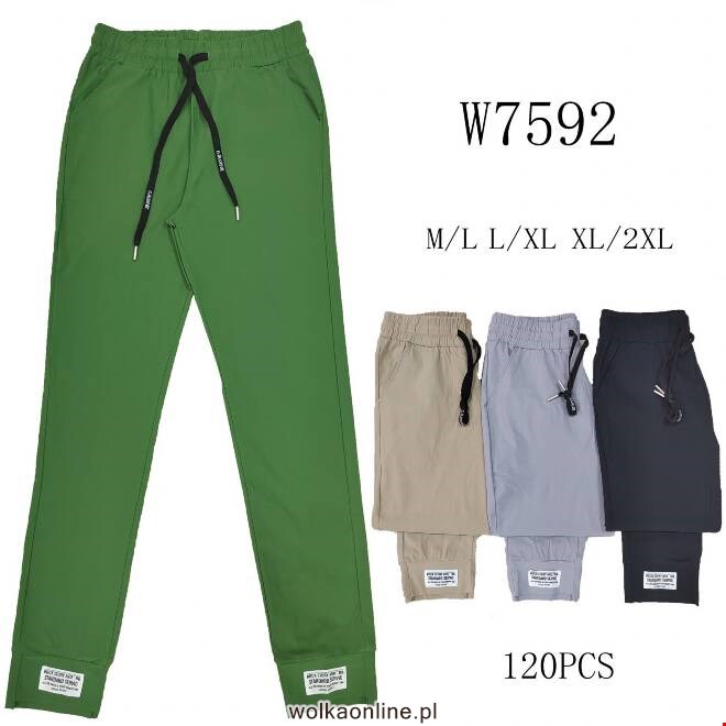 Spodnie damskie W7592 Mix KOLOR  M-2XL (TOWAR CHINA)