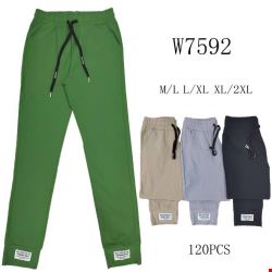 Spodnie damskie W7592 Mix KOLOR  M-2XL (TOWAR CHINA)