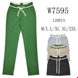 Spodnie damskie W7595 Mix KOLOR  M-2XL (TOWAR CHINA)