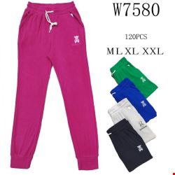 Spodnie damskie W7580 Mix KOLOR  M-2XL (TOWAR CHINA)