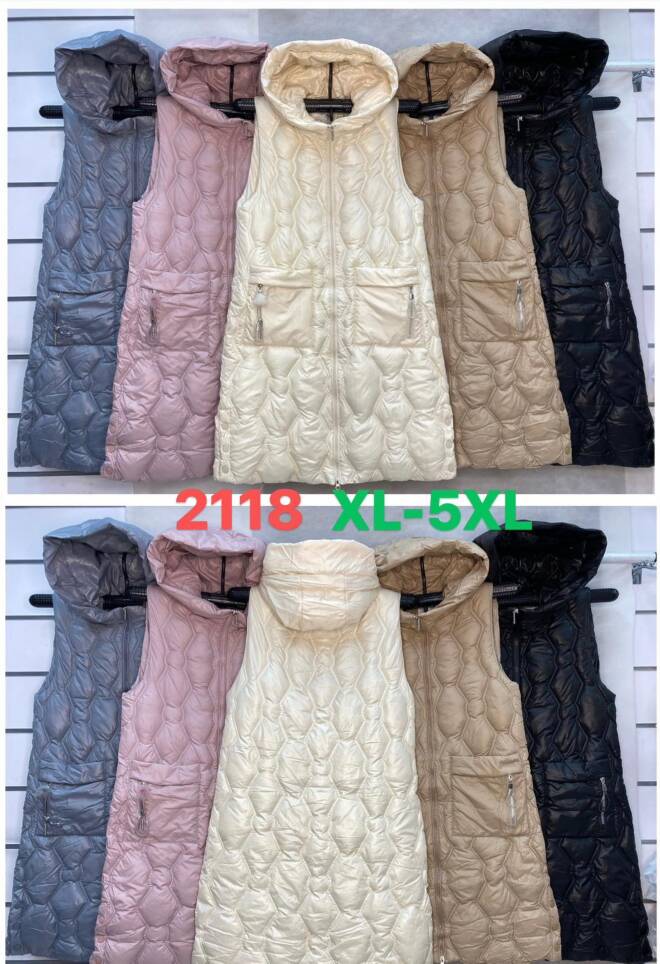 Kamizelka damskie 2118 1 kolor  XL-5XL(TOWAR CHINA) 1