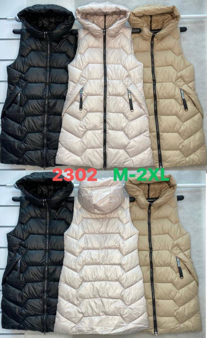 Kamizelka damskie 2302 1 kolor  M-2XL(TOWAR CHINA) 1