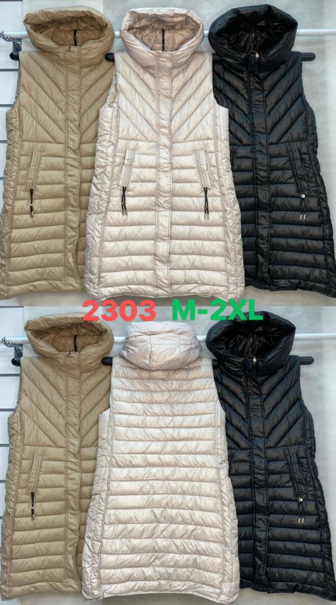 Kamizelka damskie 2303 1 kolor  M-2XL(TOWAR CHINA) 1
