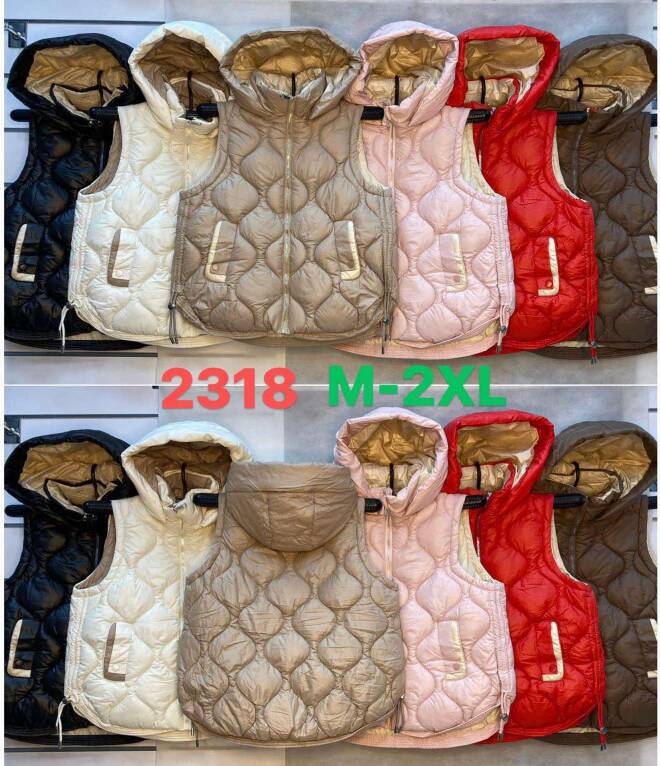 Kamizelka damskie 2318 1 kolor  M-2XL(TOWAR CHINA) 1