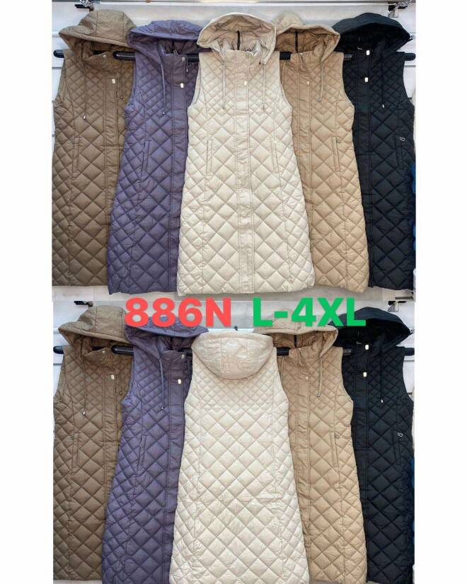 Kamizelka damskie 886N 1 kolor  L-4XL(TOWAR CHINA) 1